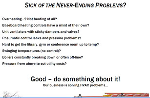 Sick of Never Ending Problems? / Services - PDF